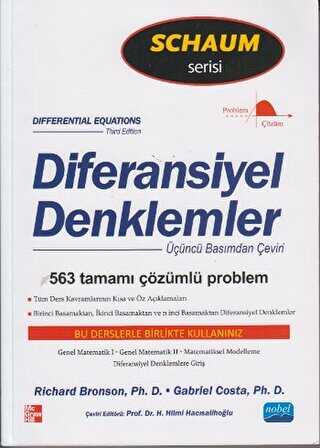 Diferensiyel Denklemler - Schaum’ s - Nobel Akademik Yayıncılık
