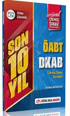 Dijital Hoca 2023 ÖABT DKAB Son 10 Yıl Orijinal Çıkmış Sınav Soruları Video Çözümlü - 1