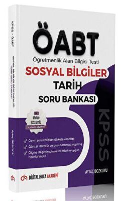 Dijital Hoca ÖABT Sosyal Bilgiler Öğretmenliği Video Çözümlü Tarih Soru Bankası Akademi - 1