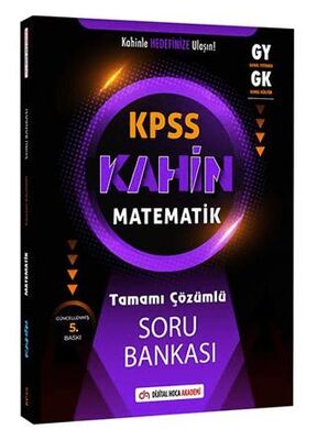 Dijital Hoca 2024 Genel Yetenek Kahin Matematik Tamamı Çözümlü Soru Bankası - 1