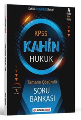 Dijital Hoca 2024 KPSS A Grubu Kahin HUKUK Tamamı Çözümlü Soru Bankası - 1