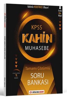 Dijital Hoca 2024 KPSS A Grubu Kahin Muhasebe Tamamı Çözümlü Soru Bankası - 1