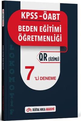 Dijital Hoca 2024 KPSS ÖABT Beden Eğitimi Öğretmenliği Lokomotif Serisi QR Çözümlü 7`li Deneme - 1