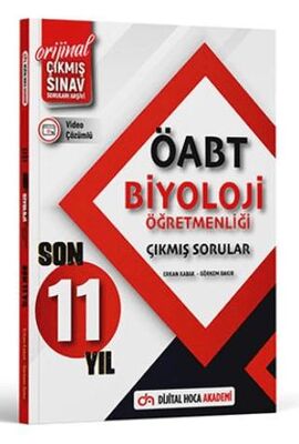 Dijital Hoca 2024 ÖABT Biyoloji Son 11 Yıl Orijinal Çıkmış Sınav Soruları Video Çözümlü - 1