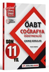 Dijital Hoca ÖABT Coğrafya Son 11 Yıl Orijinal Çıkmış Sınav Soruları Video Çözümlü - Dijital Hoca