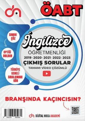 Dijital Hoca 2024 ÖABT İngilizce Öğretmenliği Son Beş Yıl Çıkmış Sorular Tamamı Video Çözümlü - 1