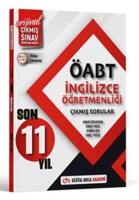 Dijital Hoca ÖABT İngilizce Son 11 Yıl Orijinal Çıkmış Sınav Soruları Video Çözümlü - 1