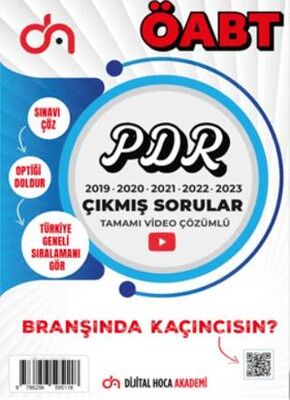 Dijital Hoca 2024 ÖABT PDR Son Beş Yıl Çıkmış Sorular Tamamı Video Çözümlü - 1