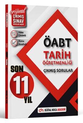 Dijital Hoca 2024 ÖABT Tarih Öğretmenliği Son 11 Yıl Orijinal Çıkmış Sınav Soruları Konu Analizli-Video Çözümlü - 1