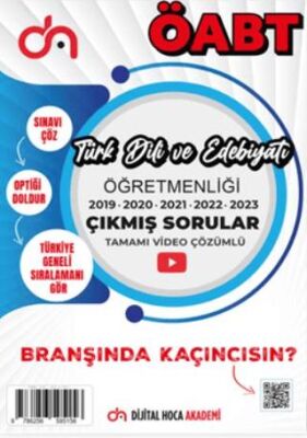 Dijital Hoca ÖABT Türk Dili ve Edebiyatı Öğretmenliği Son Beş Yıl Çıkmış Sorular Tamamı Video Çözümlü - 1