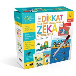 Dikkat Geliştirme, Odaklanma ve Zeka Oyunları - Seviye 1 - Piar Kids