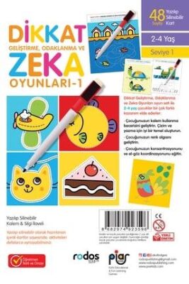 Dikkat Geliştirme, Odaklanma ve Zeka Oyunları - Seviye 1 - 3