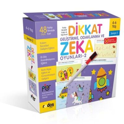 Dikkat Geliştirme, Odaklanma ve Zeka Oyunları Seviye 2 - 1