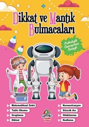 Dikkat Ve Mantık Bulmacaları - Pembe Kitap - Yağmur Çocuk