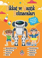 Dikkat Ve Mantık Bulmacaları - Turuncu Kitap - Yağmur Çocuk