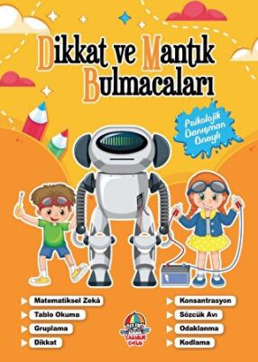 Dikkat Ve Mantık Bulmacaları - Turuncu Kitap - 1
