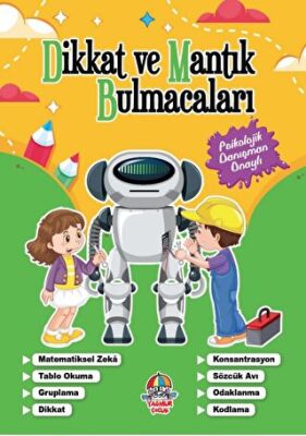 Dikkat Ve Mantık Bulmacaları - Yeşil Kitap - 1