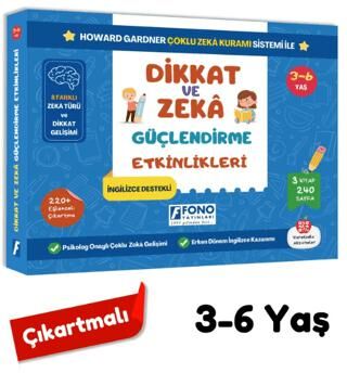 Dikkat ve Zeka Geliştirme Etkinlikleri Seti - 1