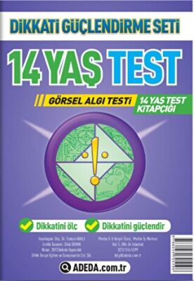 Dikkati Güçlendirme Seti 14 Yaş Test kapağı