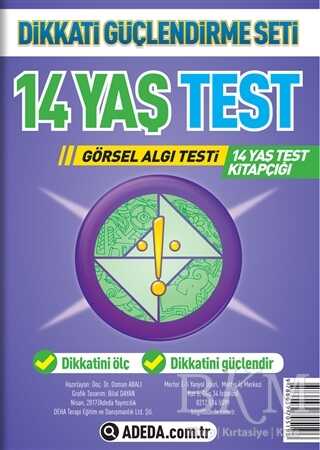 Dikkati Güçlendirme Seti 14 Yaş Test - Adeda Yayınları