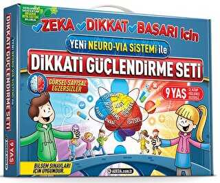 Dikkati Güçlendirme Seti 9 Yaş - Adeda Yayınları