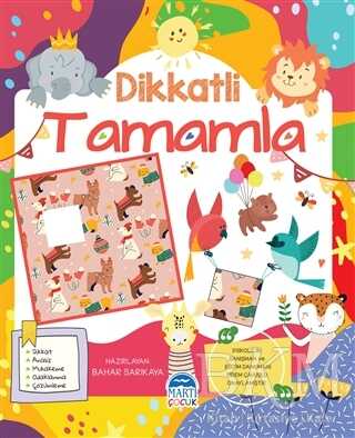 Dikkatli Tamamla - Martı Çocuk Yayınları