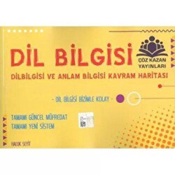 Dil Bilgisi ve Anlam Bilgisi Kavram Haritası ve Notları - Çöz Kazan Yayınları