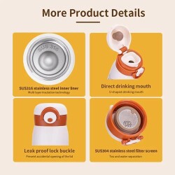 Diller D9214 Paslanmaz Çelik Matara 480Ml - 2