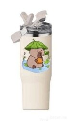 Diller D9358 Sevimli Figürlü 950Ml Paslanmaz Çelik Termos - Vagonlife