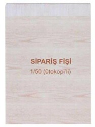 Dilman Sipariş Fişi 2-50 3 Nüsha Otokopili - Dilman