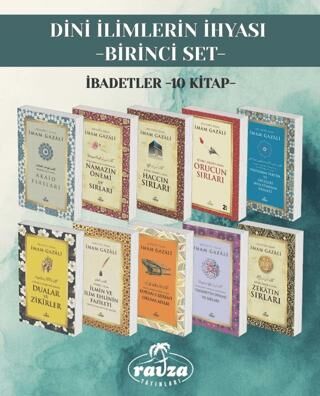Dini İlimlerin İhyası Birinci Set İbadetler 10 kitap - 1