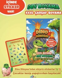 Dino Dünyası Boyama Kitabı - Mavi Boncuk Akademi