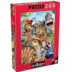 Anatolian Puzzle 260 Parça Dino Selfie - Anatolian