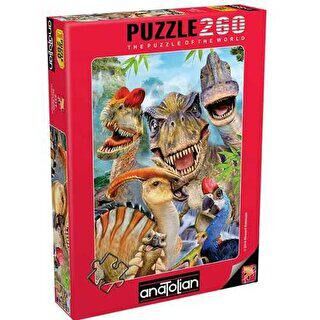 Anatolian Puzzle 260 Parça Dino Selfie - 1