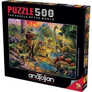 Anatolian Puzzle 500 Parça Dinozor Krallığı - 1