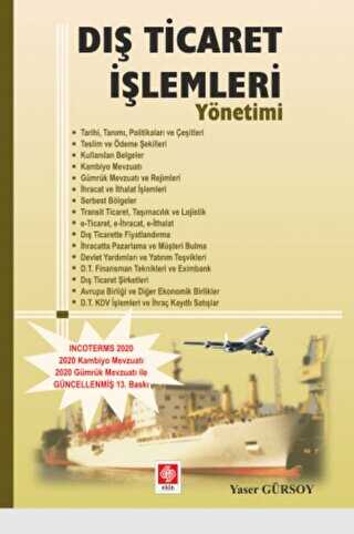 Dış Ticaret İşlemleri Yönetimi - Ekin Basım Yayın