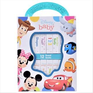 Disney Baby: My First Library 12 Board Book Set- Mickey Mouse, Minnie, Toy Story and More! - 1