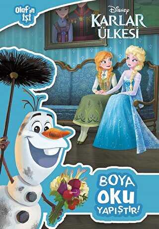 Disney Karlar Ülkesi - Olaf’ın İşi Boya Oku Yapıştır