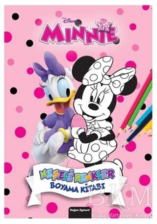 Disney Minnie Neşeli Renkler Boyama Kitabı
