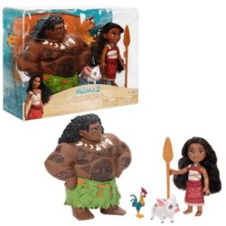 Disney Moana - 15 Cm Maui & Moana Ve Arkadaşları Set - Neco Toys