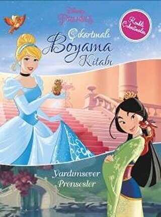 Disney Prenses - Çıkartmalı Boyama Kitabı - Yardımsever Prensesler