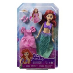 Disney Prenses Deniz Kızına Dönüşebilen Ariel HMG49 - Mattel