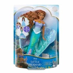Disney Prenses Kıyafet Değiştiren Ariel HLX13 - Mattel