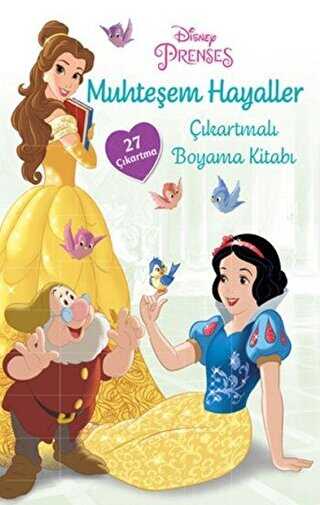 Disney Prenses Muhteşem Hayaller Çıkartmalı Boyama Kitabı