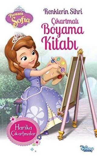 Disney Prenses Sofia Renklerin Sihri Çıkartmalı Boyama Kitabı