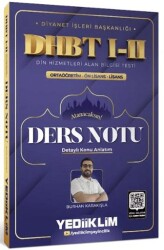 Diyanet İşleri Başkanlığı DHBT I-II Ortaöğretim - Ön Lisans - Lisans Ders Notu - Yediiklim Yayınları