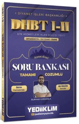 Diyanet İşleri Başkanlığı DHBT I-II Ortaöğretim - Ön Lisans - Lisans Tamamı Çözümlü Soru Bankası - 1