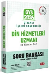 Diyanet İşleri Başkanlığı Din Hizmetleri Uzmanı GYS Soru Bankası - Karekod Çözümlü - Data Yayınları