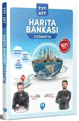 Dizgi Kitap 2022 TYT - AYT Coğrafya Harita Bankası - 1