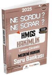 2025 HMGS Hakimlik Medeni Hukuk Ne Sordu Ne Sorar Soru Bankası - Dizgi Kitap